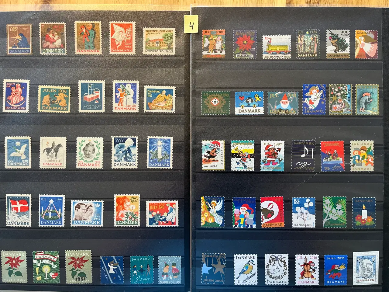 Billede 2 - Julemærkesamling komplet 1904-2012 og 31 helark #4