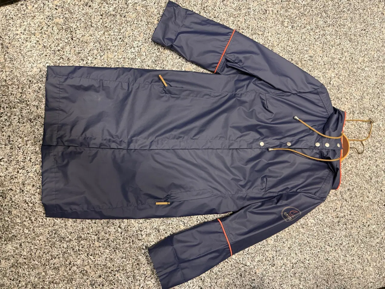 Billede 1 - Ilse Jacosen regnfrakke med sydvest mørkeblå