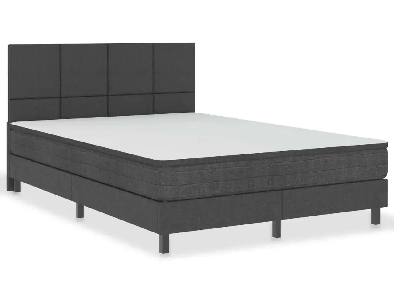 Billede 2 - Sengegavl 180x200 cm stof mørkegrå