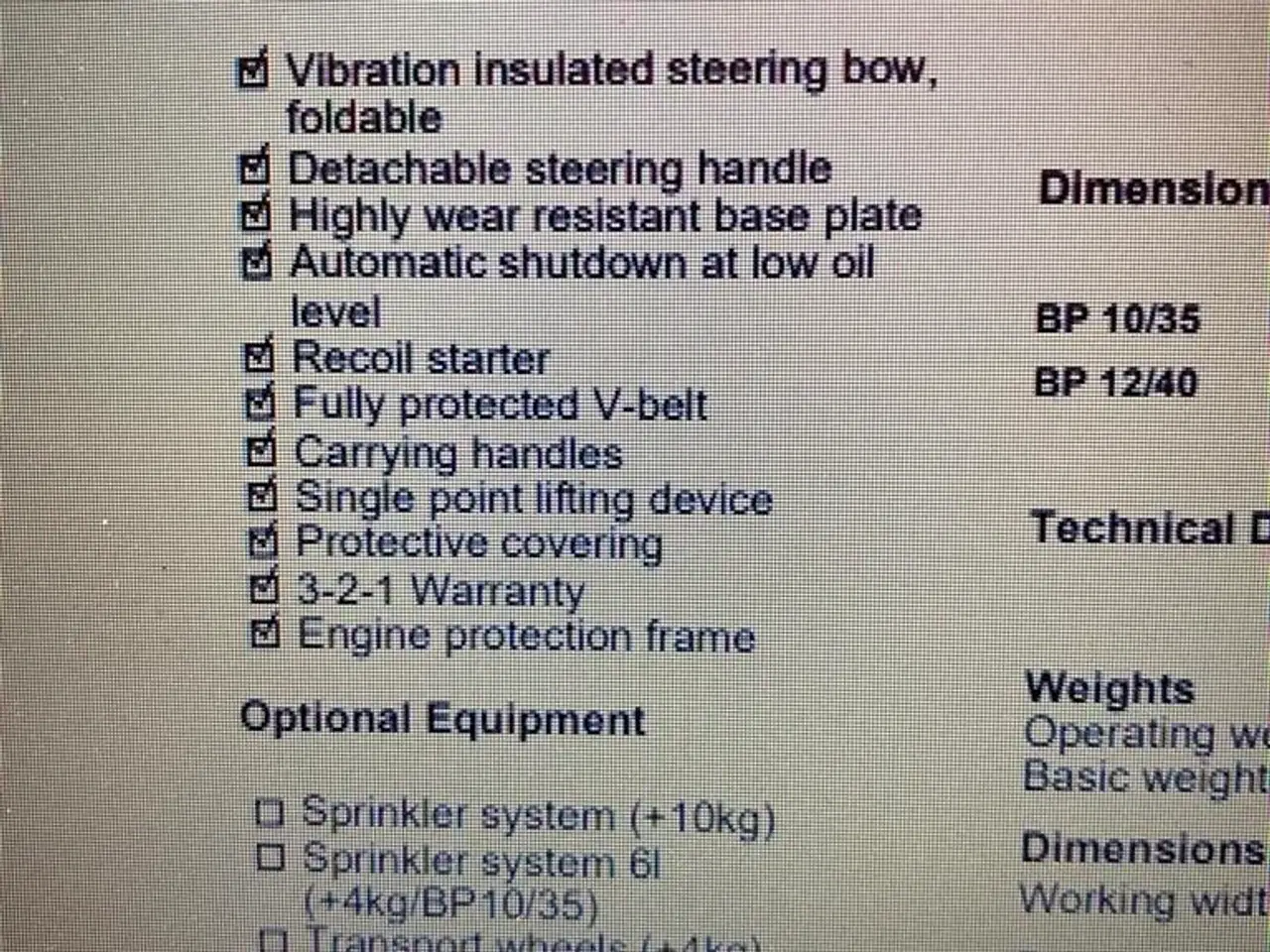 Billede 16 - Bomag BP 12/40 Kan udstyres med vandtank og spredebom