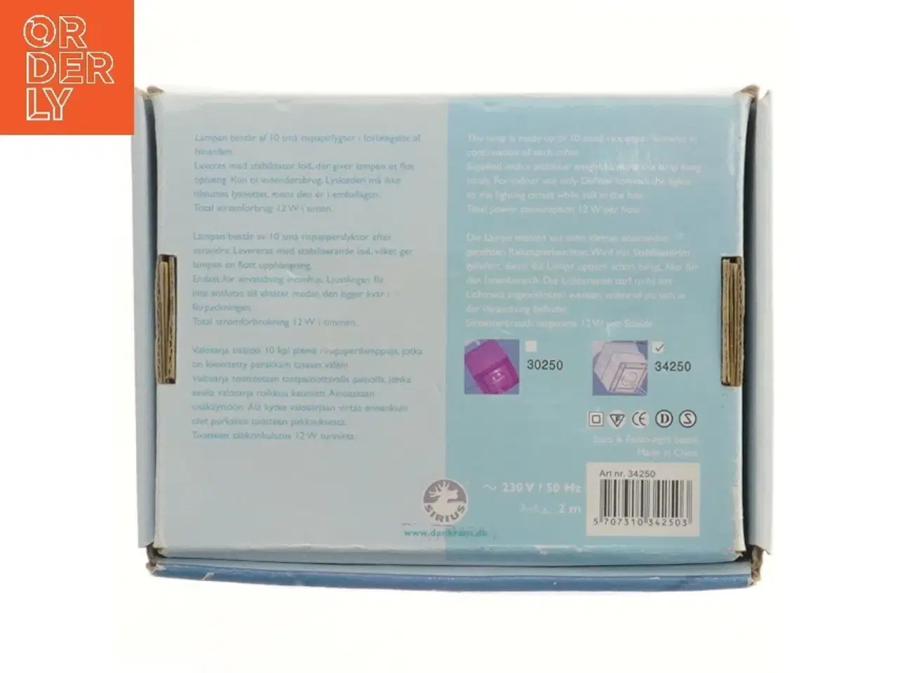 Billede 3 - Judy rispapirlampe til loft dekoration