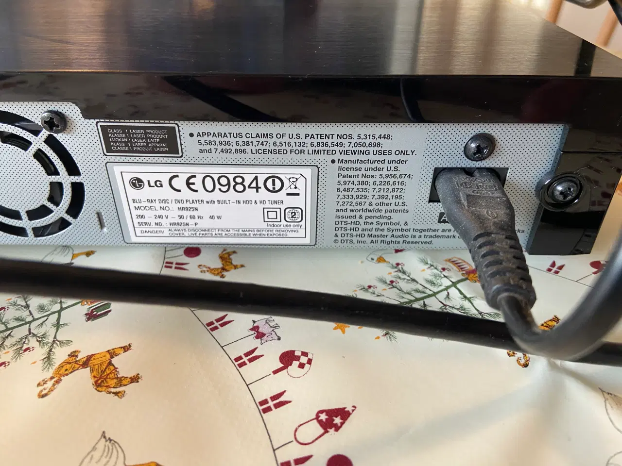 Billede 11 - LG BluRay afspiller og harddisk optager