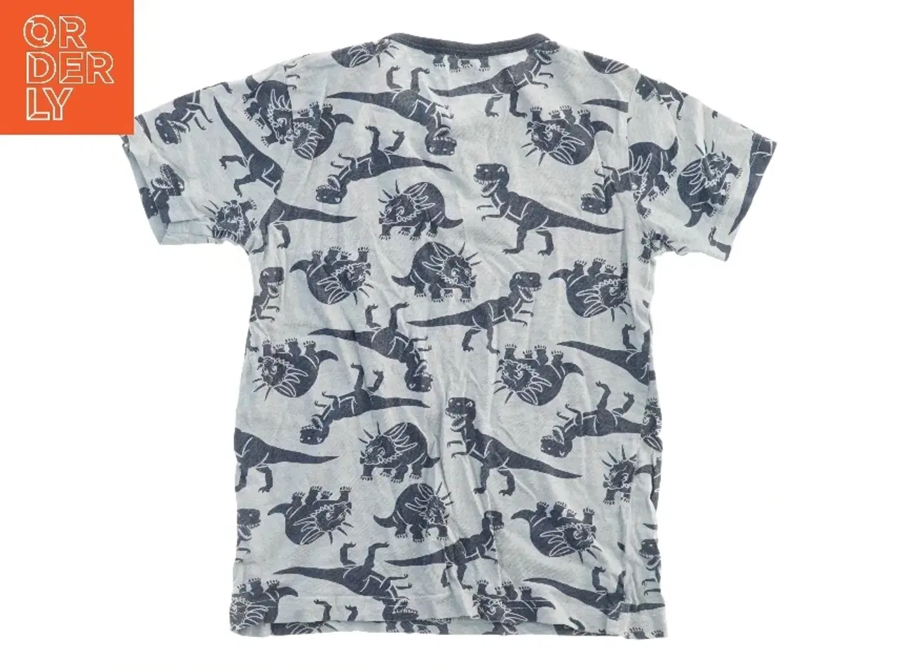 Billede 1 - Børne T-shirt med dinosaurmønster fra VRS (str. 122)