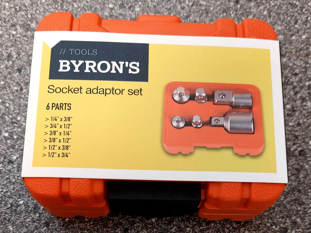 Billede 1 - Topnøgle adaptersæt 6 dele, nyt