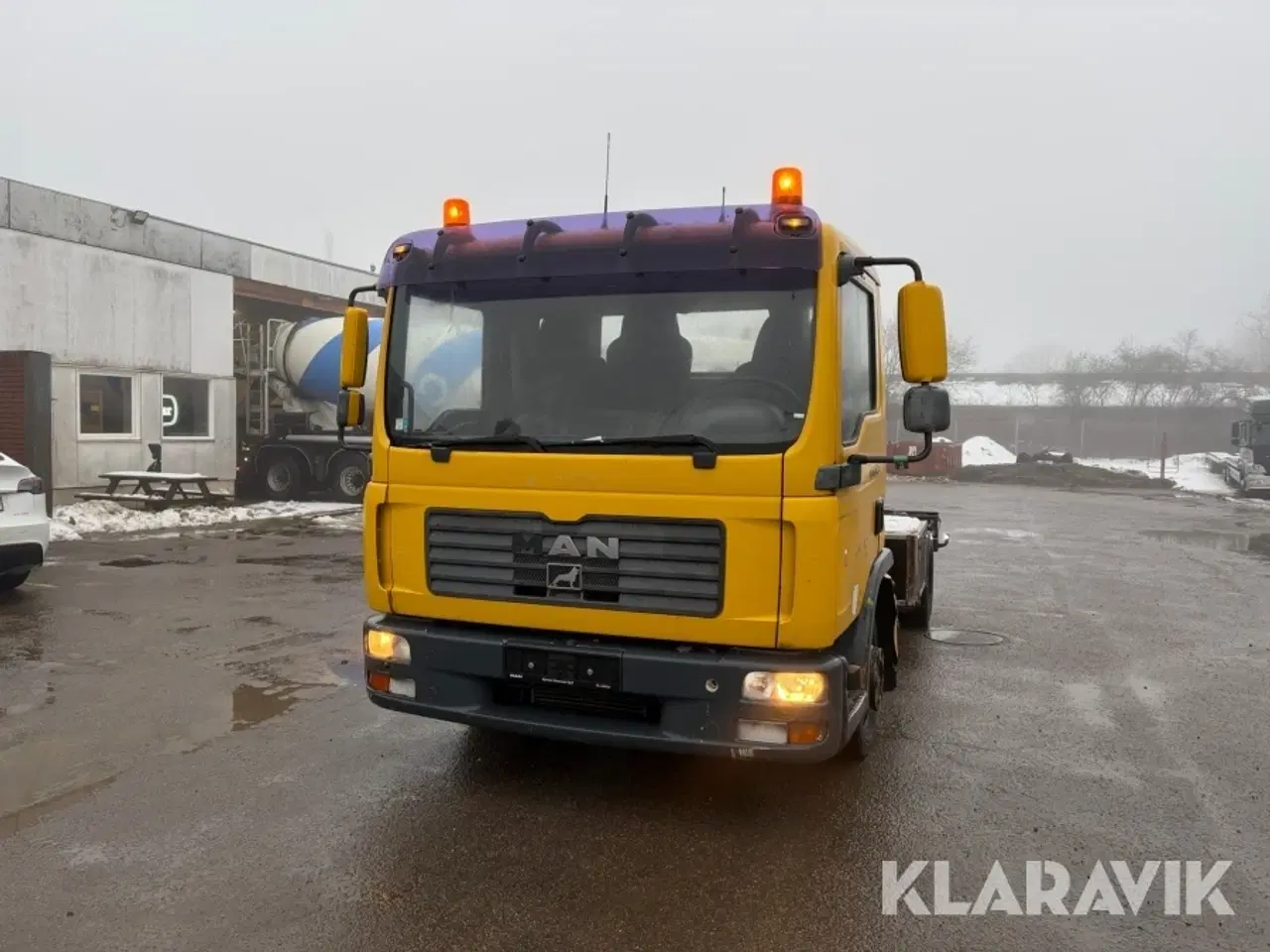 Billede 9 - Lastbil Man Tgl 10.240 med container og wirehejs