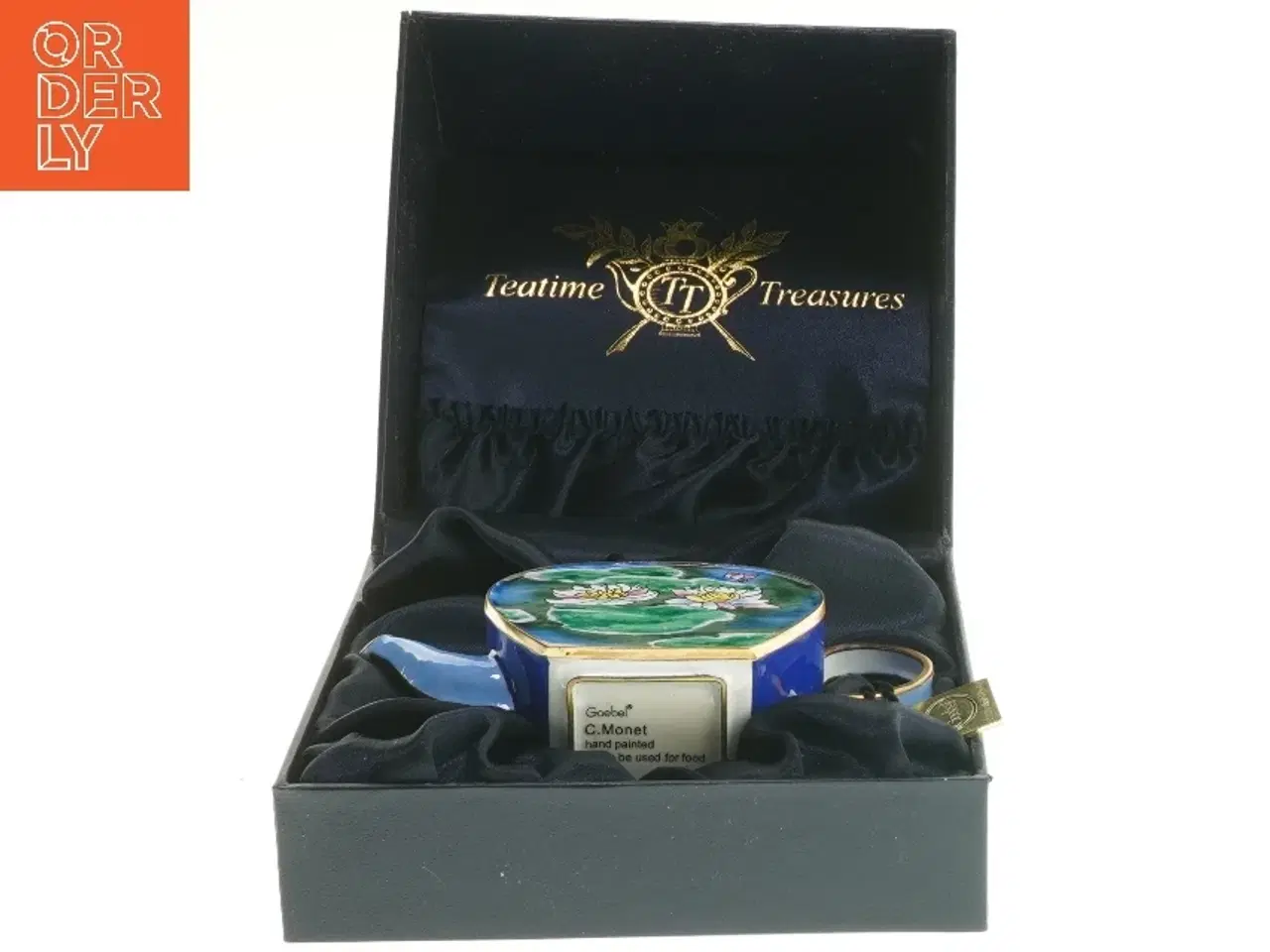 Billede 3 - Dekorativt tekande fra Goebel fra Goebel (str. 13x8,5 cm)