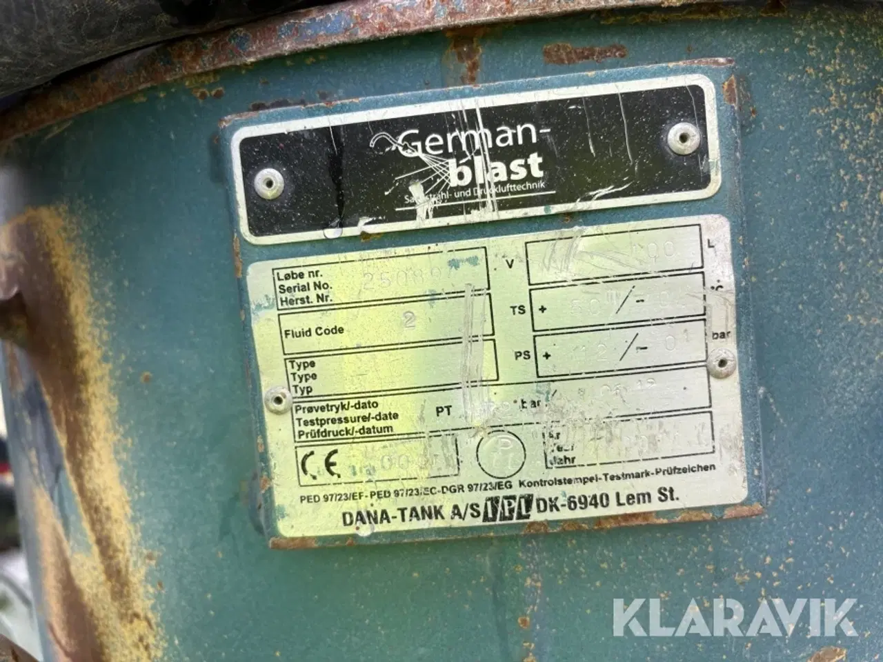 Billede 9 - Sandblæsningsudstyr German Blast 100l 2 styk