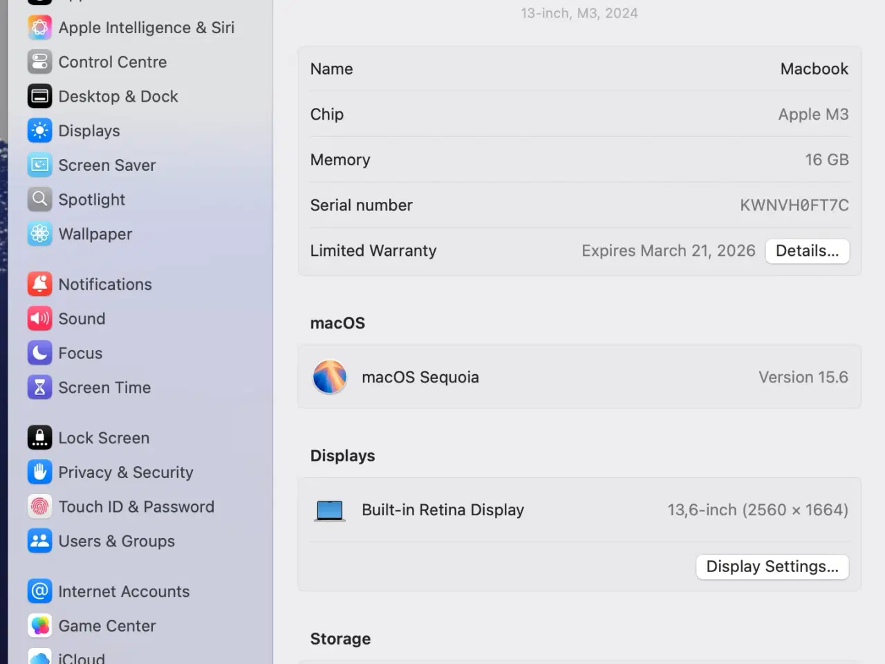Billede 6 - MacBook Air 13.6 M3 16 GB RAM, 512 GB revnet skærm