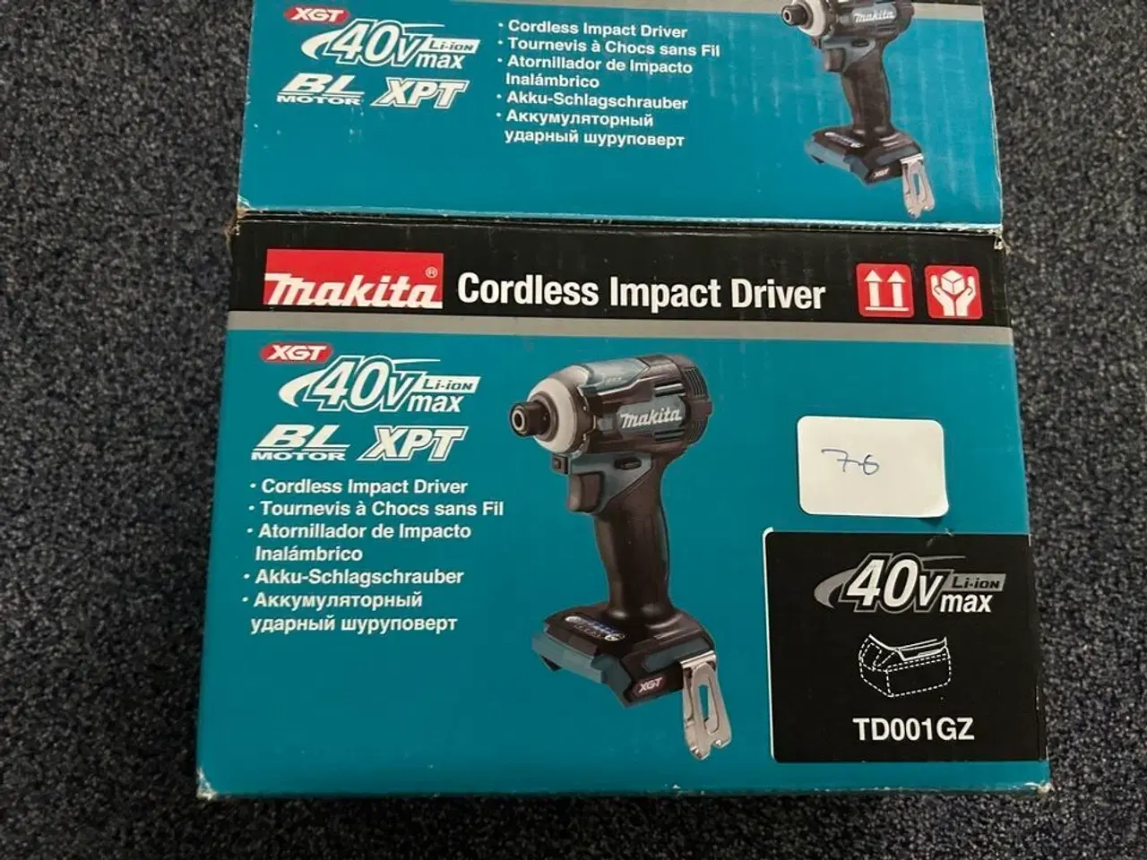 Billede 2 - MAKITA Slagnøgle TD001GZ 40V