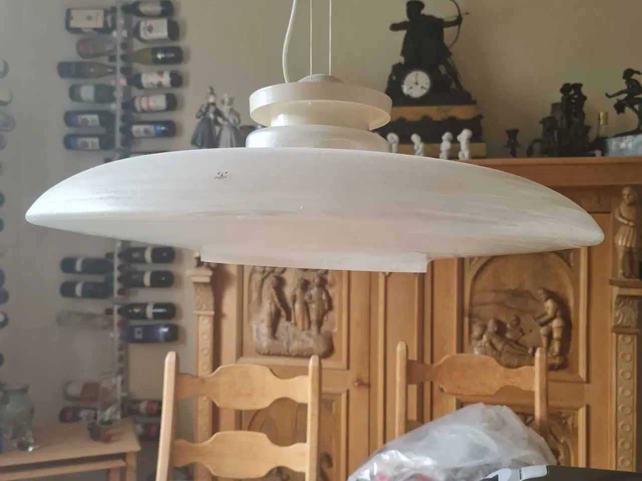 Billede 1 - Lampe i krystalglas