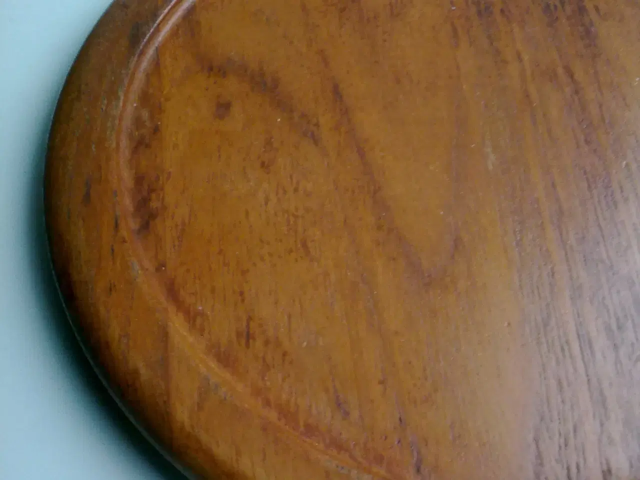 Billede 1 - Digsmed 1964 træskive fad eller dansk VINbakke