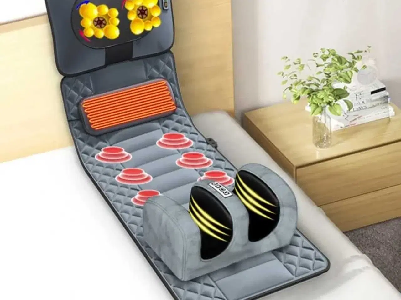 Billede 5 - Massagemåtte med varmepuder til helkropsmassage