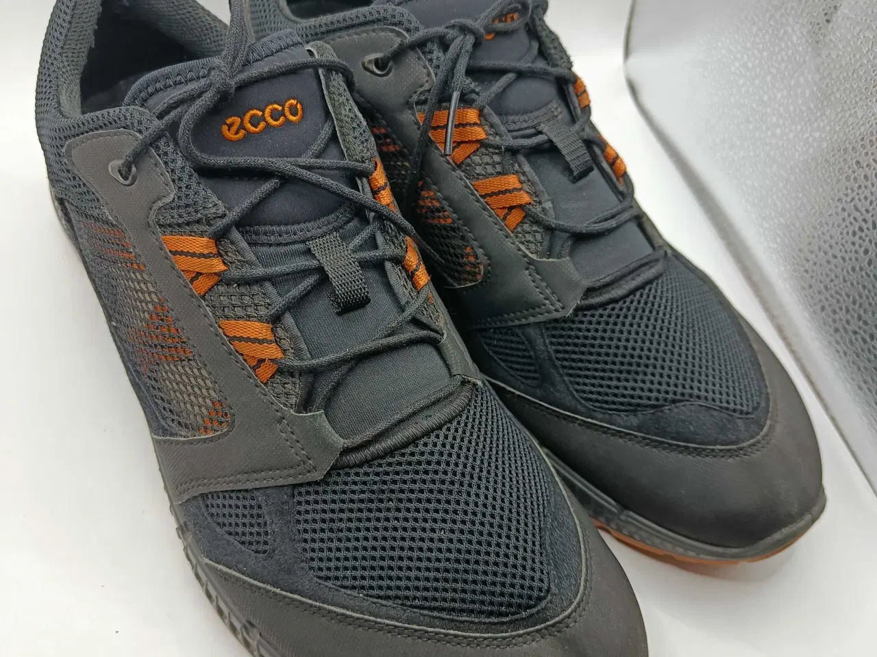 Billede 2 - Ecco sort læder sko 45str 