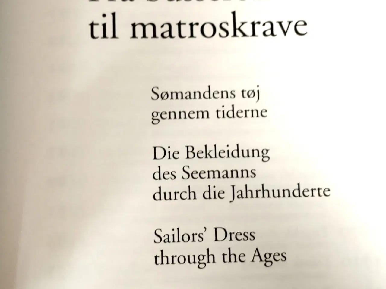 Billede 3 - Fra busseronne til matroskrave - sømandens tøj gen