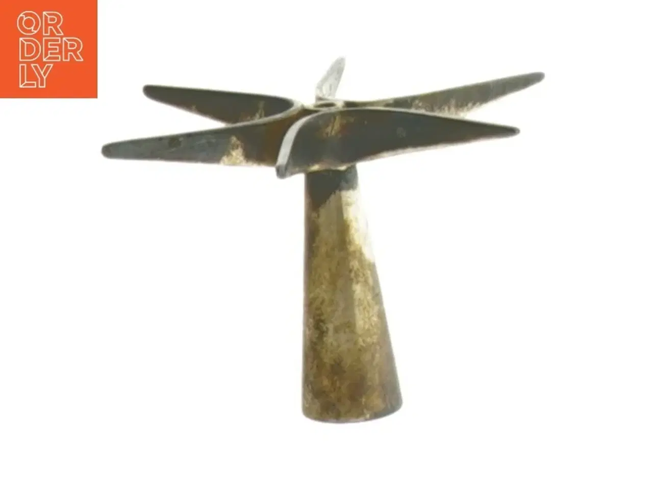 Billede 2 - Vintage metal lysestage (str. Ø 7 cm)