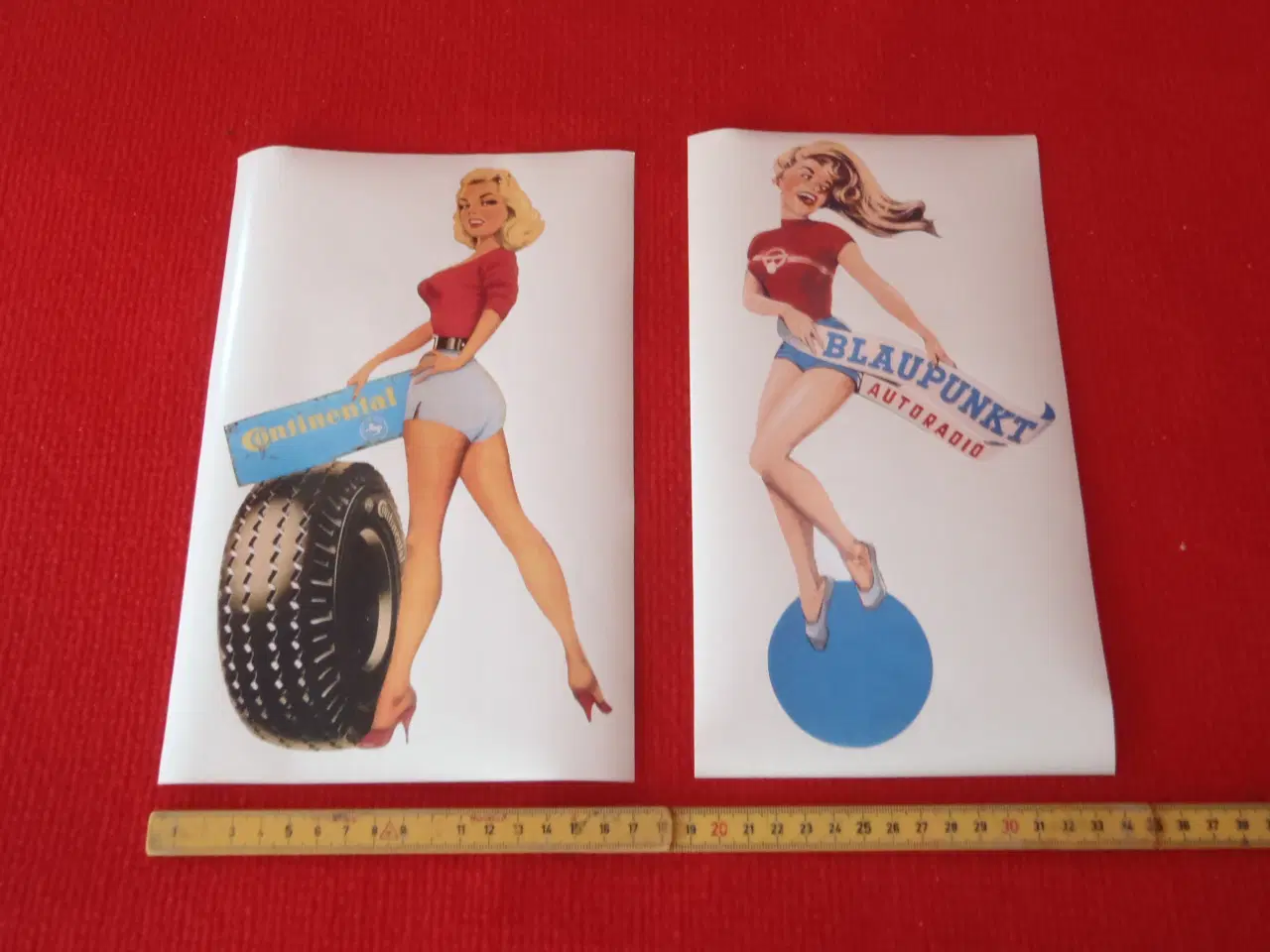 Billede 2 - Klistermærker Pin up girls  Continental, Blaupunkt