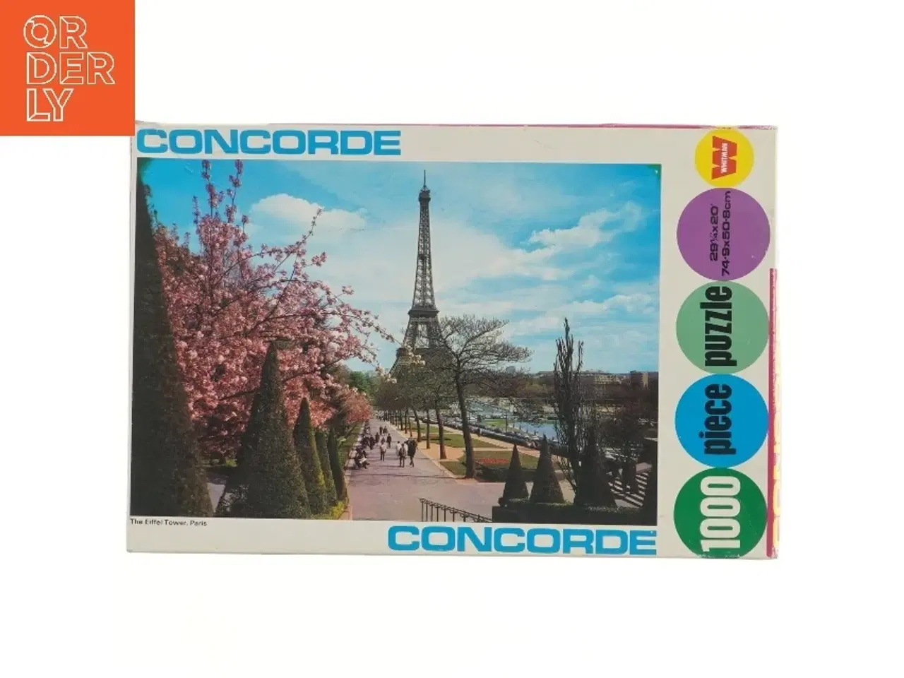 Billede 1 - Eiffeltårnet puslespil 1000 brikker (str. 1000 brikker 74x50 cm)