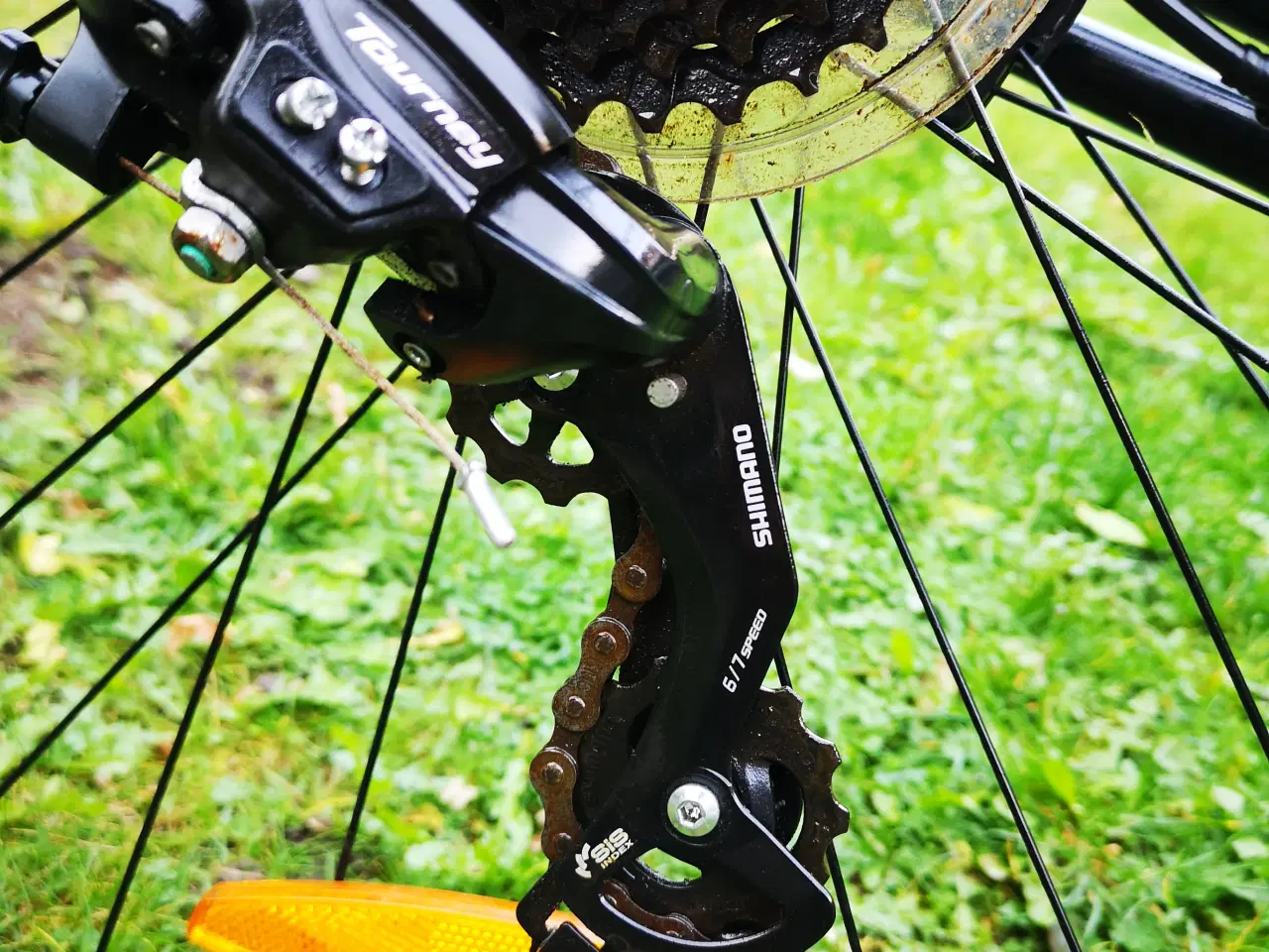 Billede 5 - PUCH 28"  57cm høj 7 gear.  Nyt Stænkskærm for og
