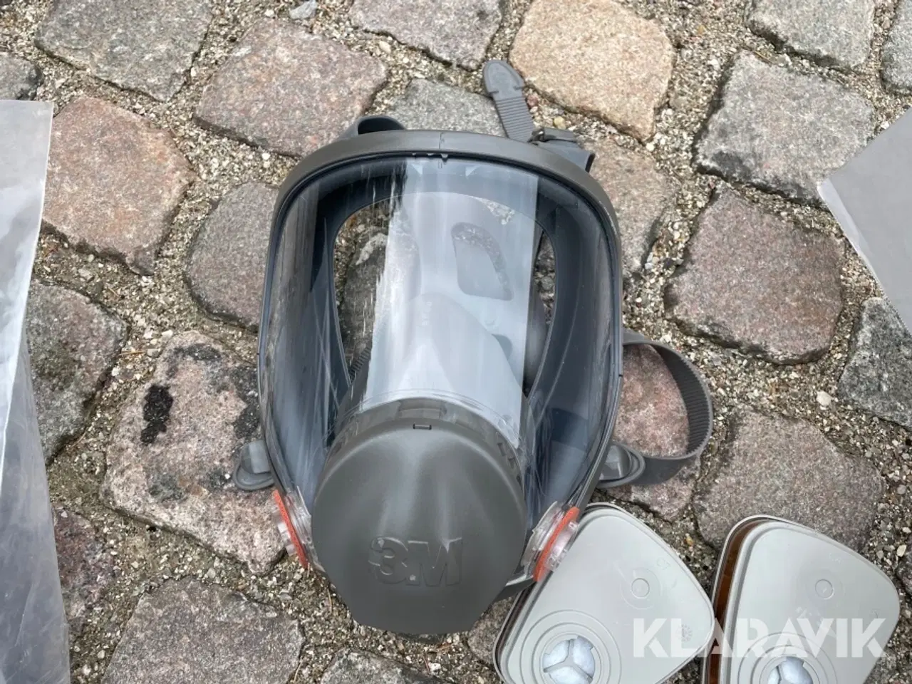 Billede 4 - 2 styk helmasker silikon 3M 6900 samt 1 styk visir