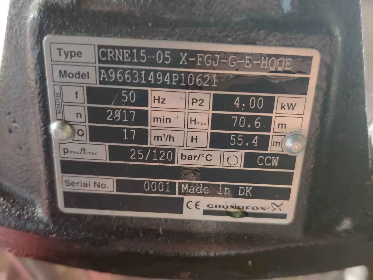 Billede 7 - Grundfoss CRNE15 cirkulationspumpe