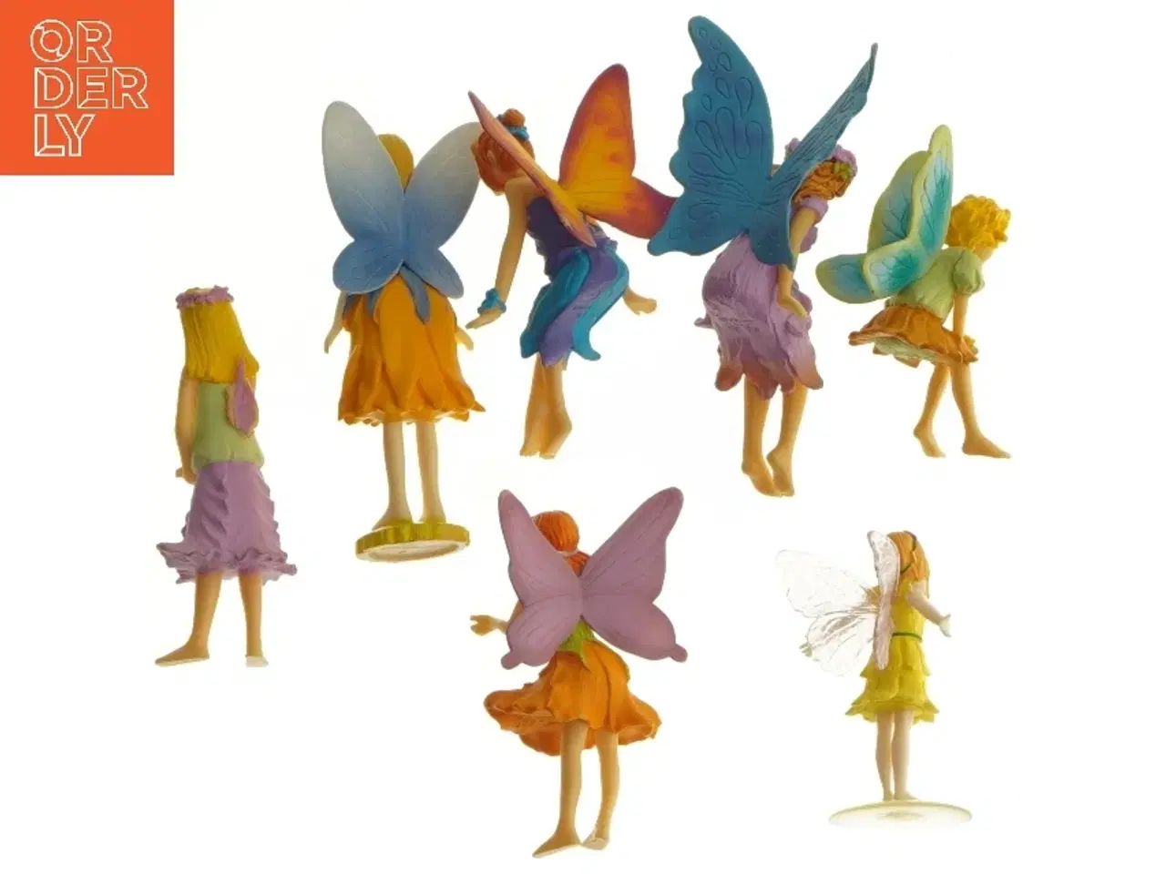 Billede 2 - Farverige fe-figurer (str. 7-10 cm)