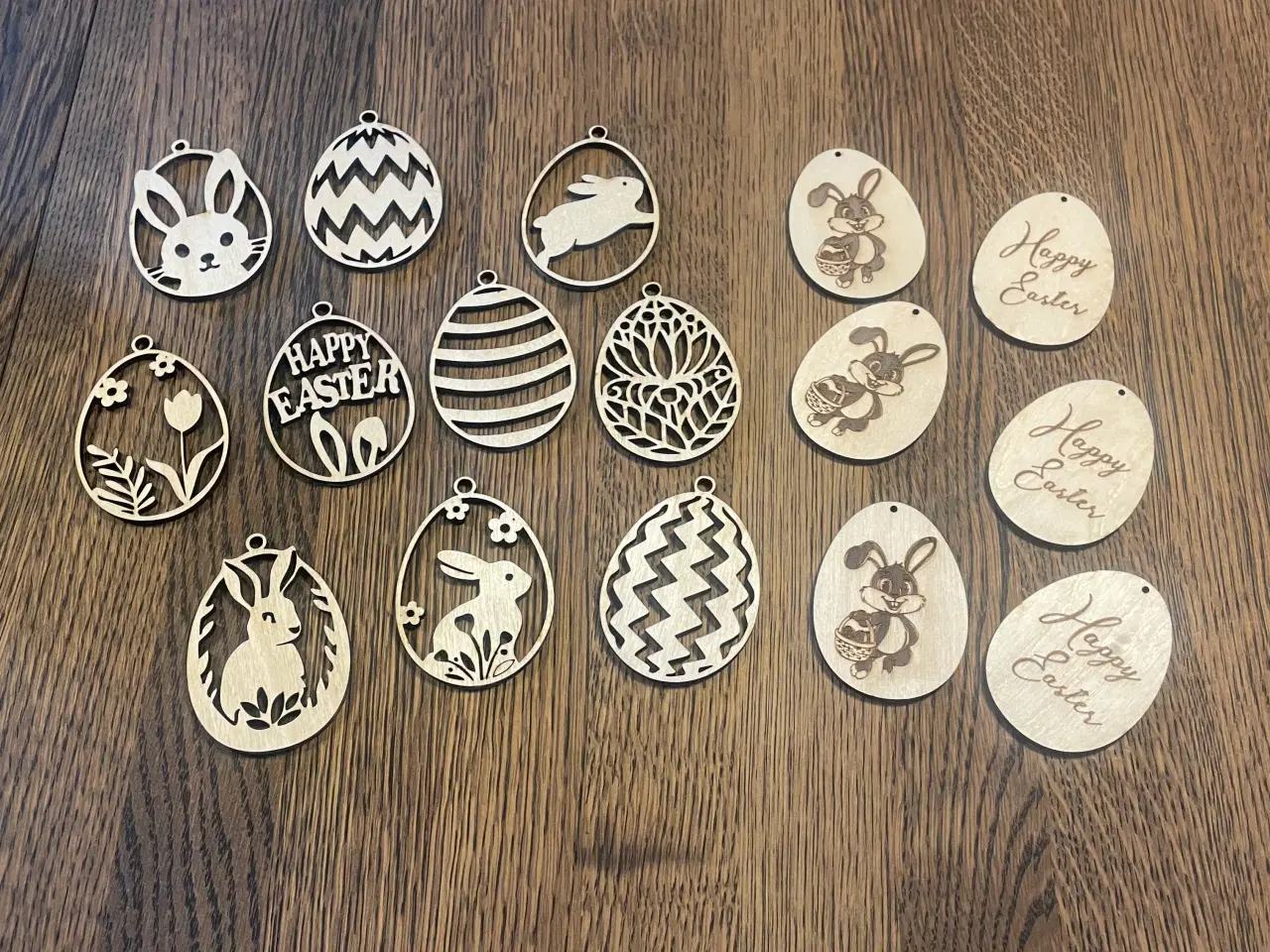 Billede 1 - Påskepynt i træ