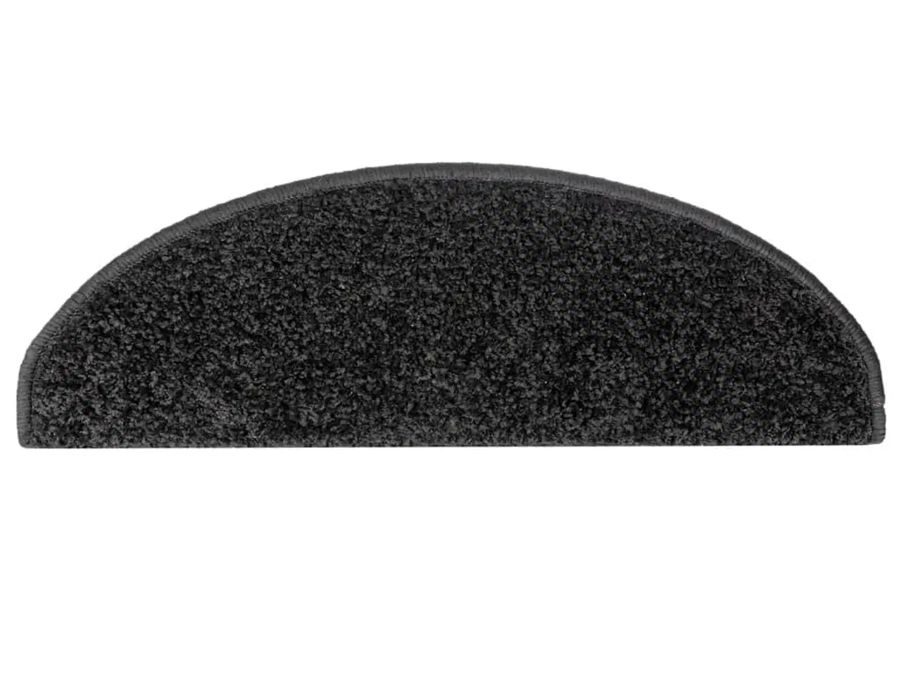 Billede 6 - Trappemåtter 15 stk. 65x21x4 cm sorte halvrunde store