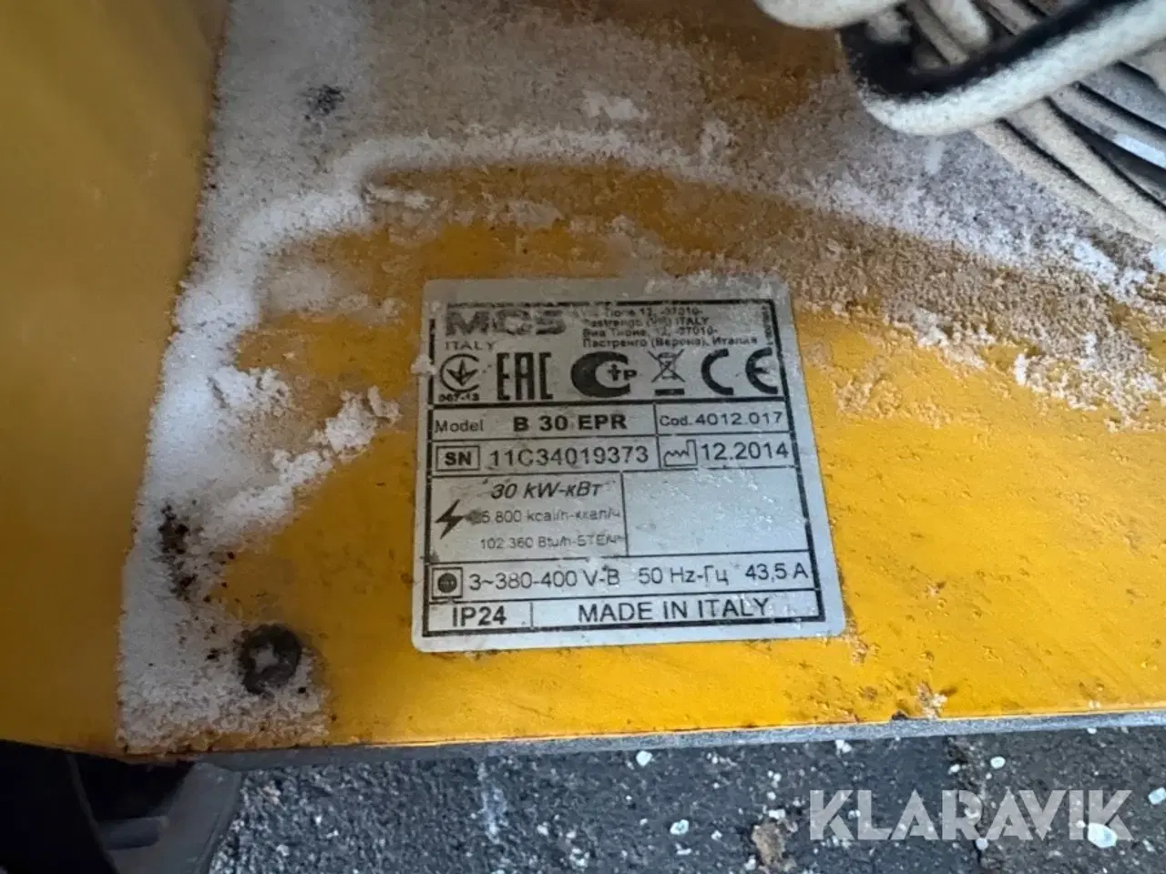 Billede 10 - Varmekanon  Master Bh 170, B 30 EPR, XL 9 - 3 styk