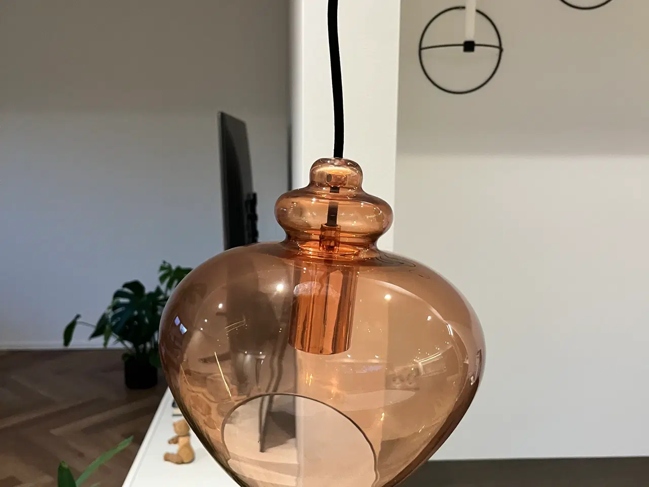 Billede 1 - Frandsen Grace pendel bronze glas/kobber - Ubrugt