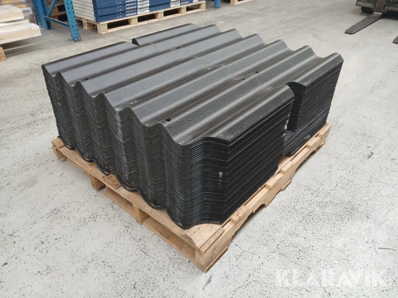 Billede 3 - Tagplader B7 bølgeplade sort Swisspearl/Cembrit B7 Enkelte skadet