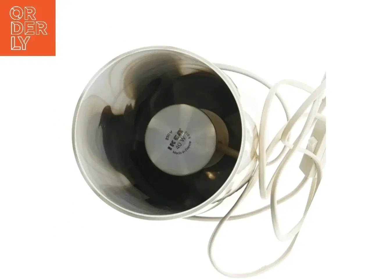 Billede 2 - Glascylinder bordlampe fra IKEA (str. Ø 12 cm længde 25 cm)