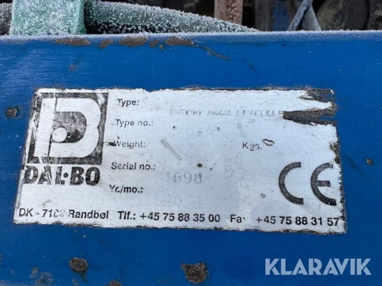 Billede 5 - Frontpakker Dal-Bo Levelflex 2000 med lamelplanke