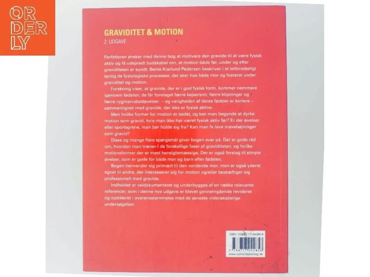 Billede 3 - Graviditet & motion af Bente Klarlund Pedersen (Bog)