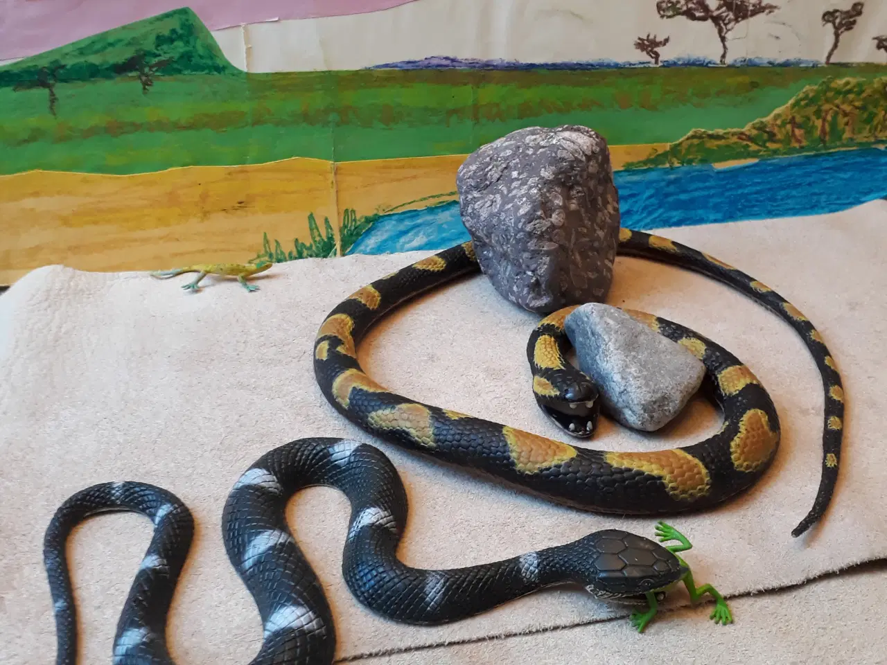 Billede 8 - 2 Slanger med krybdyr