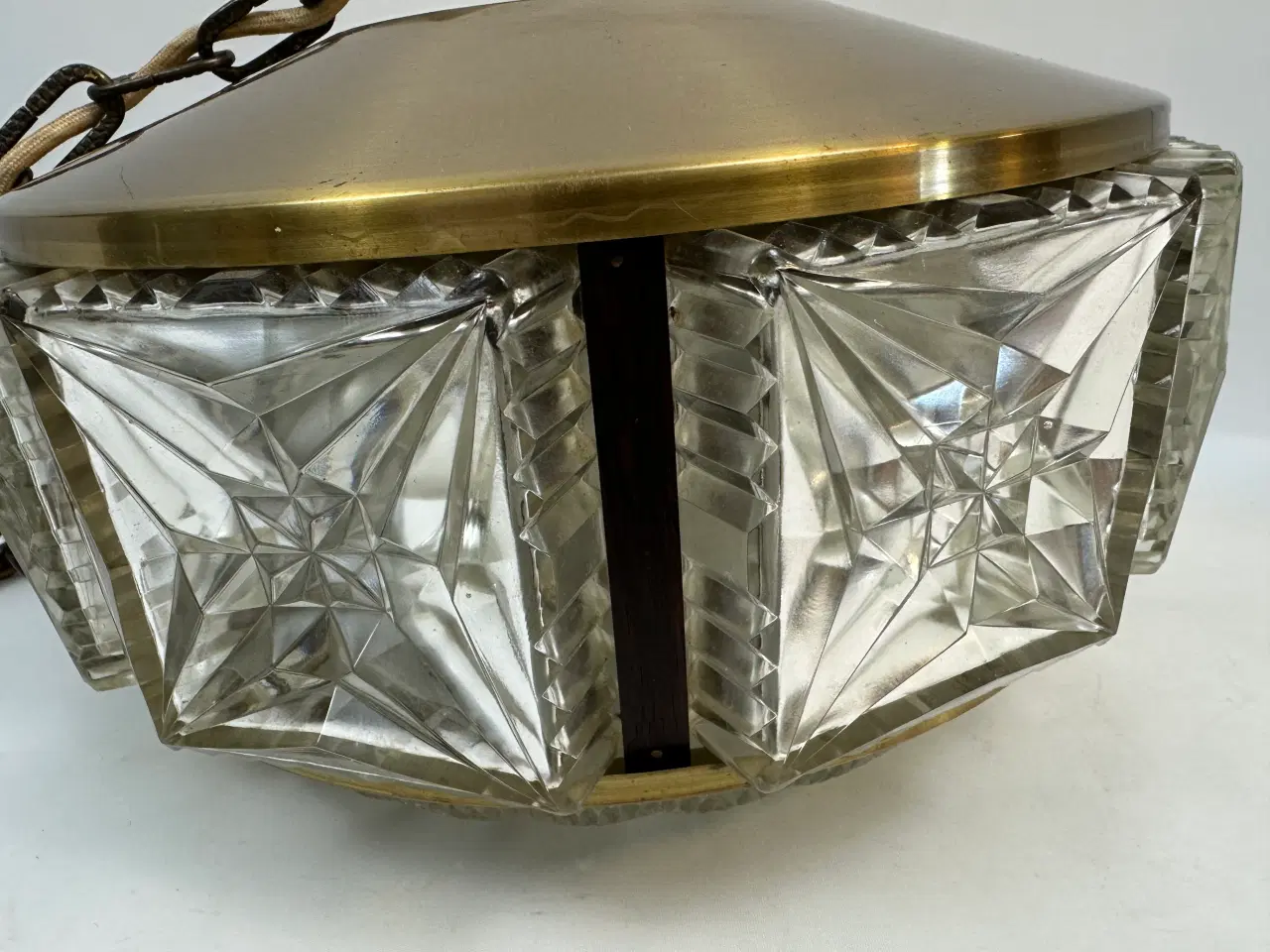 Billede 4 - Carl Fagerlund, Pendel - messing (Orrefors) 