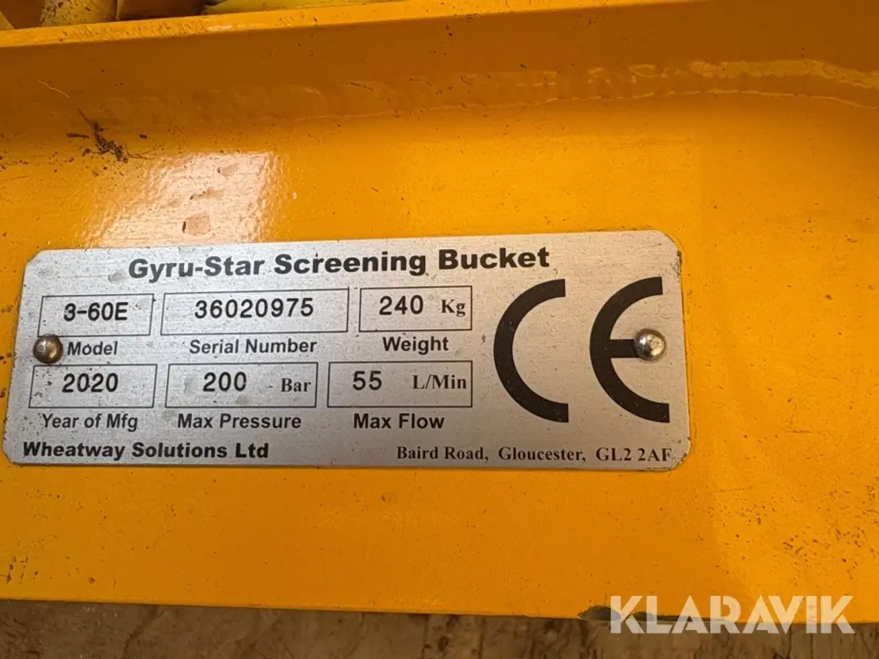 Billede 6 - Jordsorterer Gyru-Star Screening Bucket 3-60E