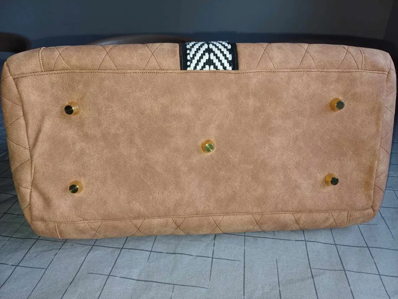 Billede 5 - Dametaske i kunstlæder, m watherpoof canvas indv