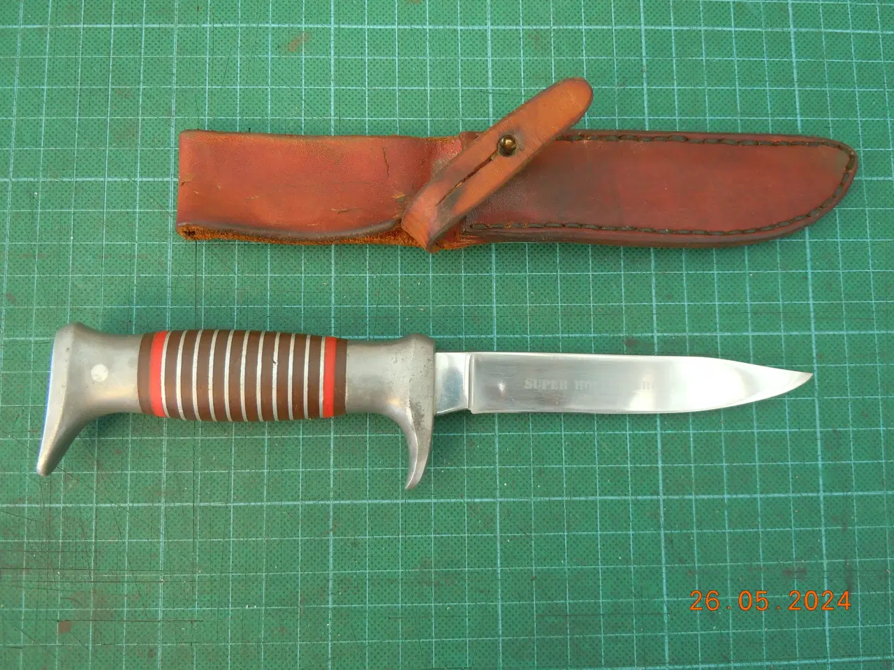 Billede 3 - Jagtdolk/fiskekniv 1960 i skede.