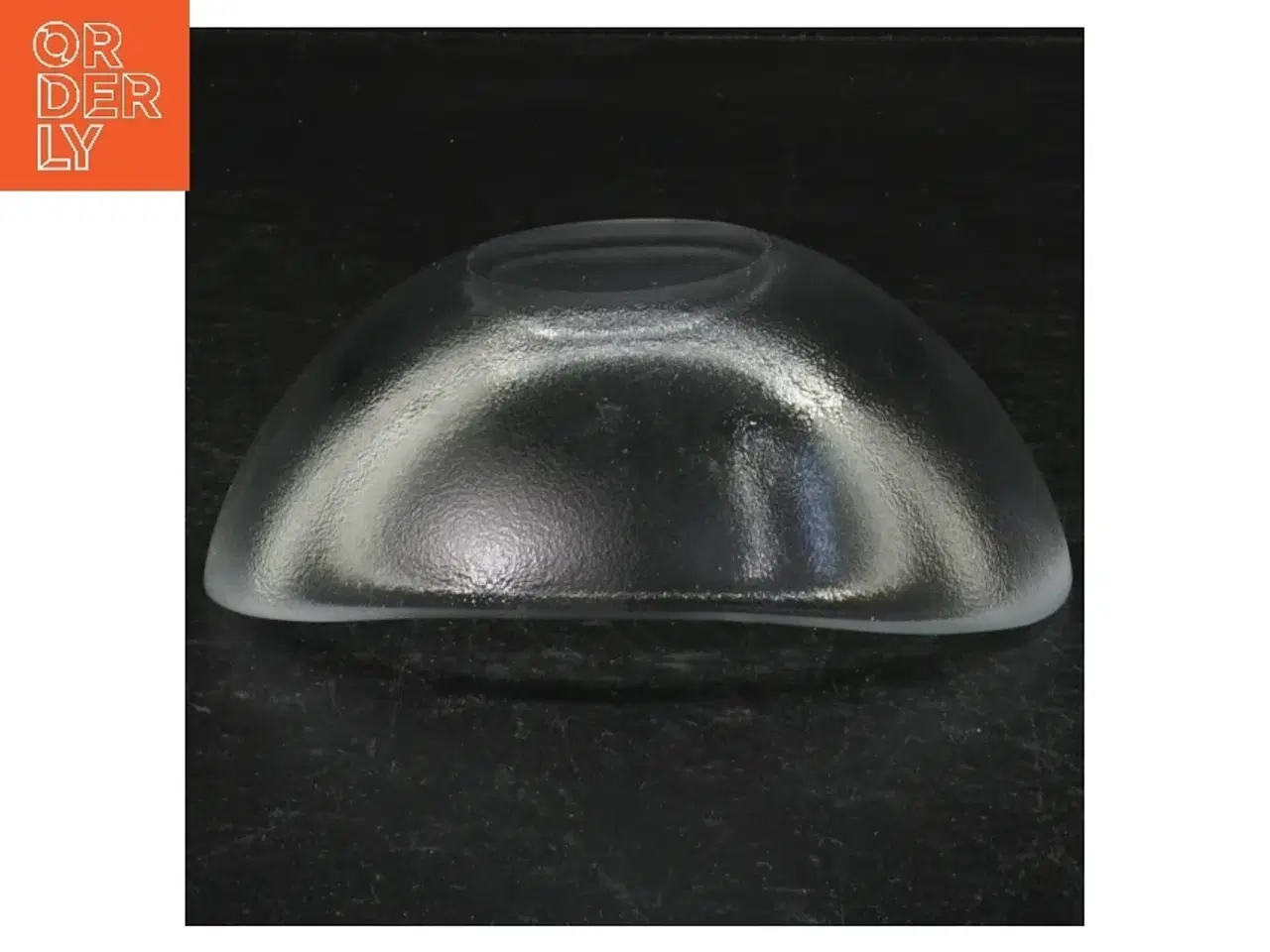 Billede 2 - Glasskål fra Royal Copenhagen (str. Størrelsen er ikke angivet, men fadet ser større ud end en almindelig tallerken.)