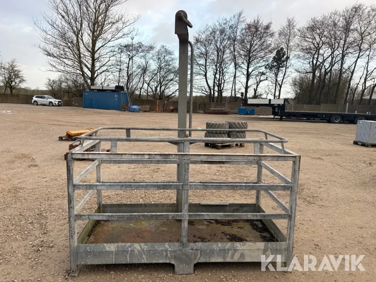 Billede 2 - Galvaniseret mandskabskurv Lehaka