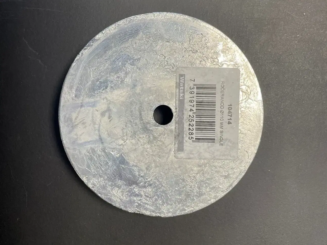Billede 1 - Flad Anode til trimplan Ø110 mm.