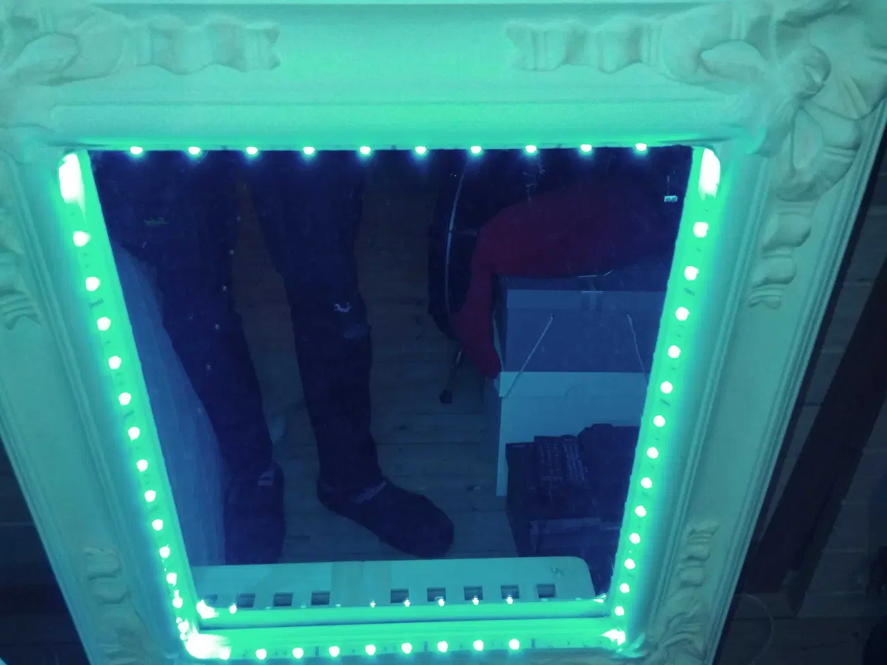 Billede 2 - Spejl med lys/ fj.bjt