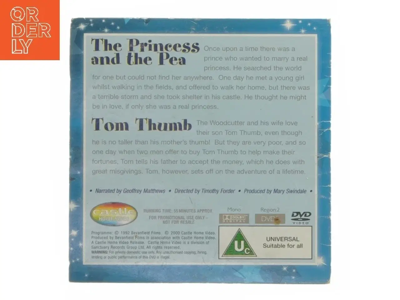 Billede 2 - The Princess and the Pea og Tom Thumb DVD