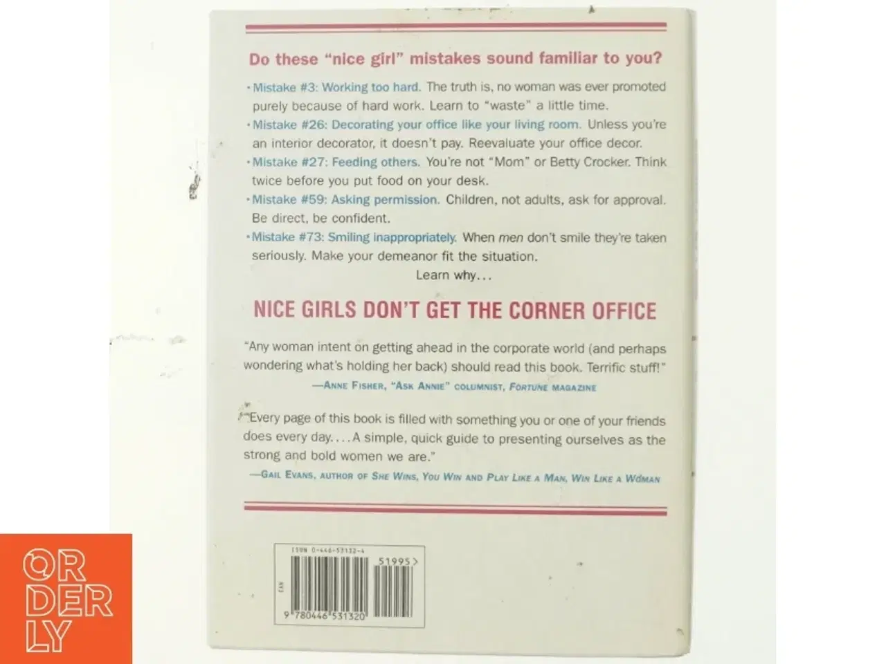 Billede 3 - Nice Girls Don't Get the Corner Office af Lois P. Frankel (Bog)