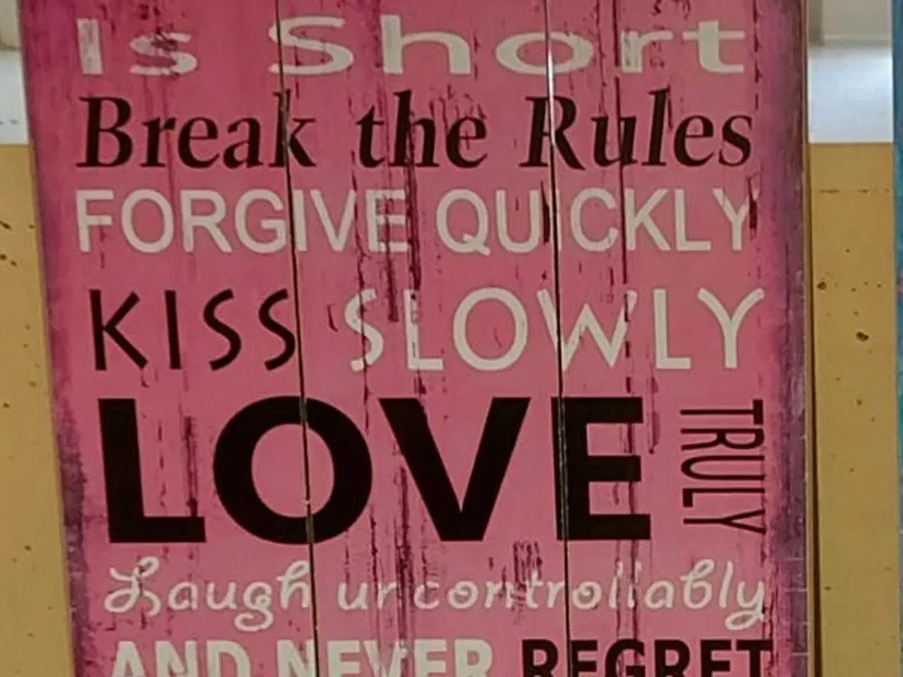 Billede 2 - SØGER et skilt magentil det på billedet! 