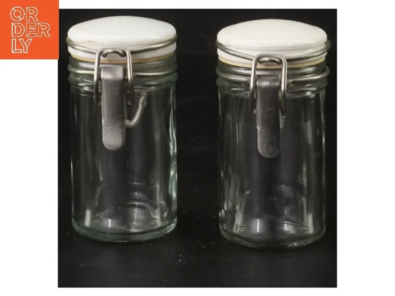 Billede 1 - Glaskrukker med låg (str. 9 cm)