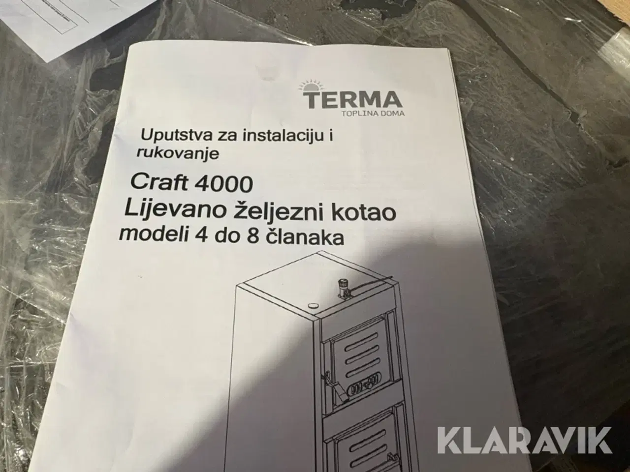 Billede 6 - Støbejernskedel Terma Craft 4000