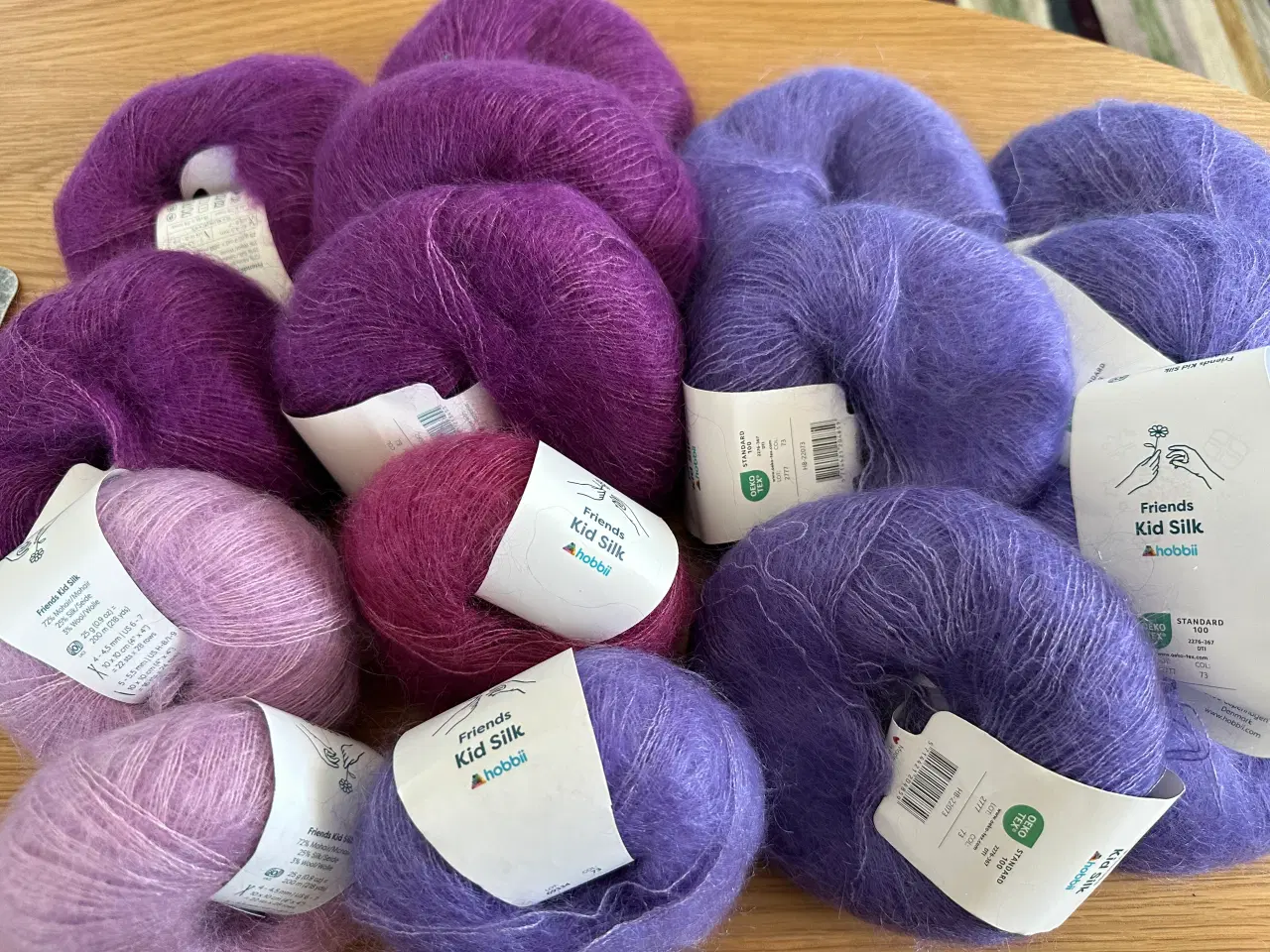 Billede 1 - 375 g. Kid Silk. Røgfrit 