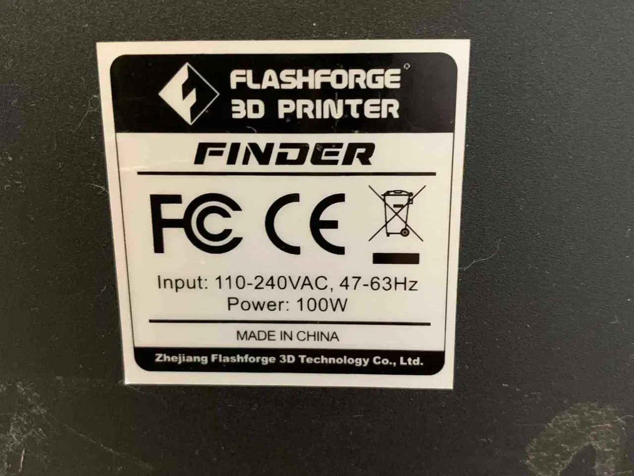 Billede 7 - FLASHFORGE 3D PRINTER FINDER