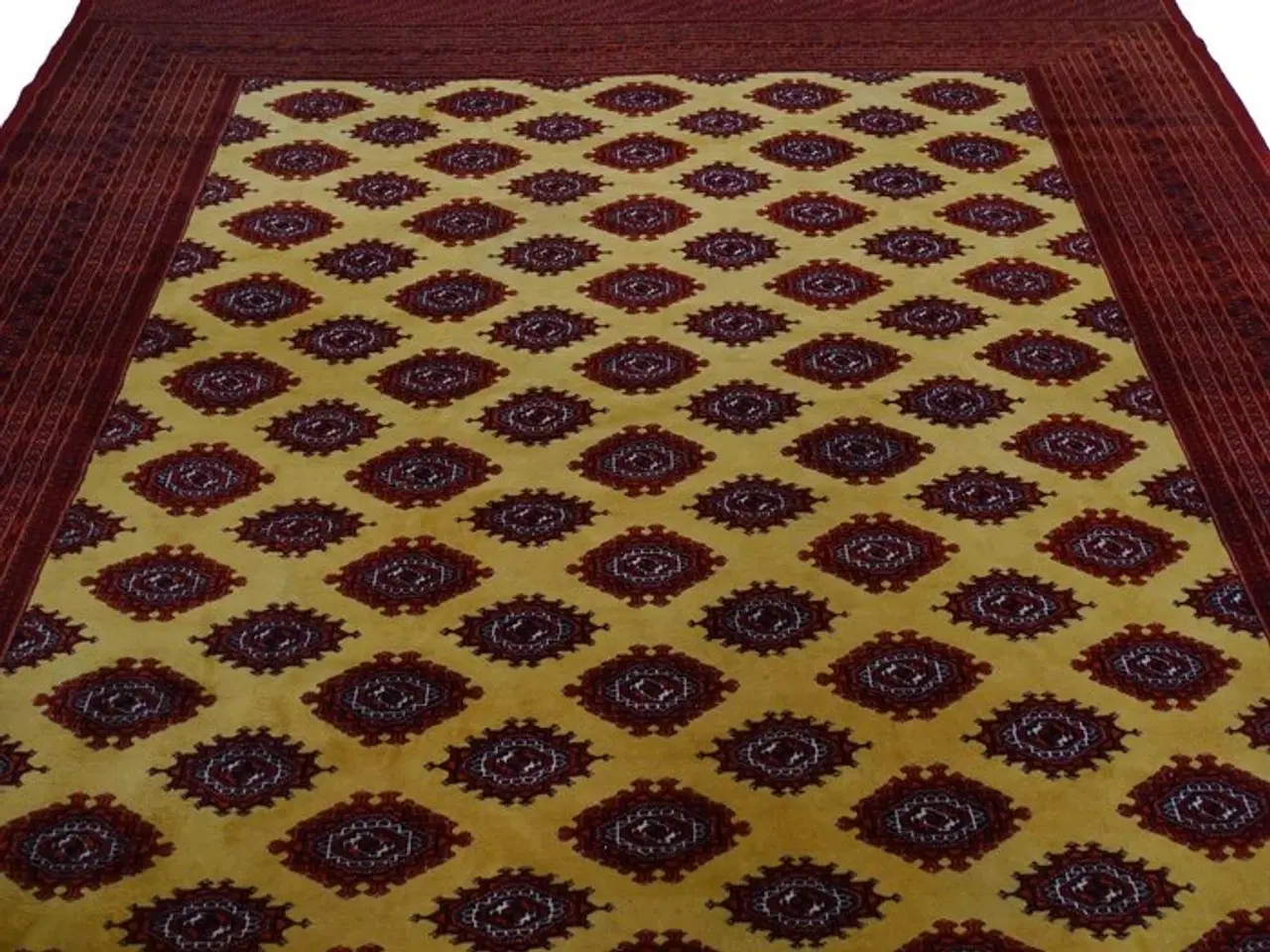 Billede 12 - Pakistansk håndknyttet Buchara tæppe - Certifikat